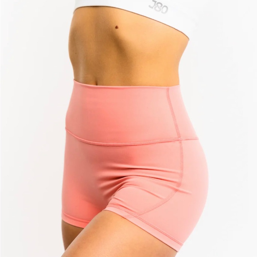 J80 Fit biker shorts! Pink/peach color.